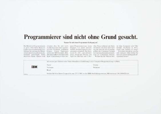 Programmierer sind nicht ohne Grund gesucht.