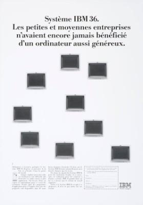 Système IBM 36. Les petites et moyennes entreprises n'avaient encore jamais bénéficié d'un ordinateur aussi généreux.