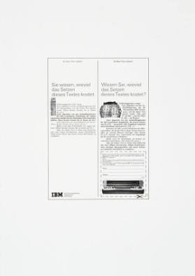 Sie wissen, wieviel das Setzen dieses Textes kostet? Wissen Sie, wieviel das Setzen dieses Textes kostet?