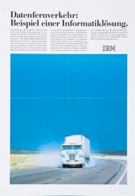 Datenfernverkehr: Beispiel einer Informatiklösung.