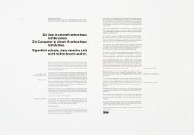 Ein Arzt in einem Krankenhaus hilft Kranken. Ein Computer in einem Krankenhaus hilft Ärzten. Eigentlich schade, dass manche sich nicht helfen lassen wollen.