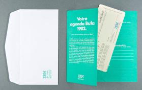 Votre agenda Bufa 1982.