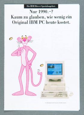 Ein IBM Direct Spezialangebot: Nur 1990.-? Kaum zu glauben, wie wenig ein Original IBM PC heute kostet.
