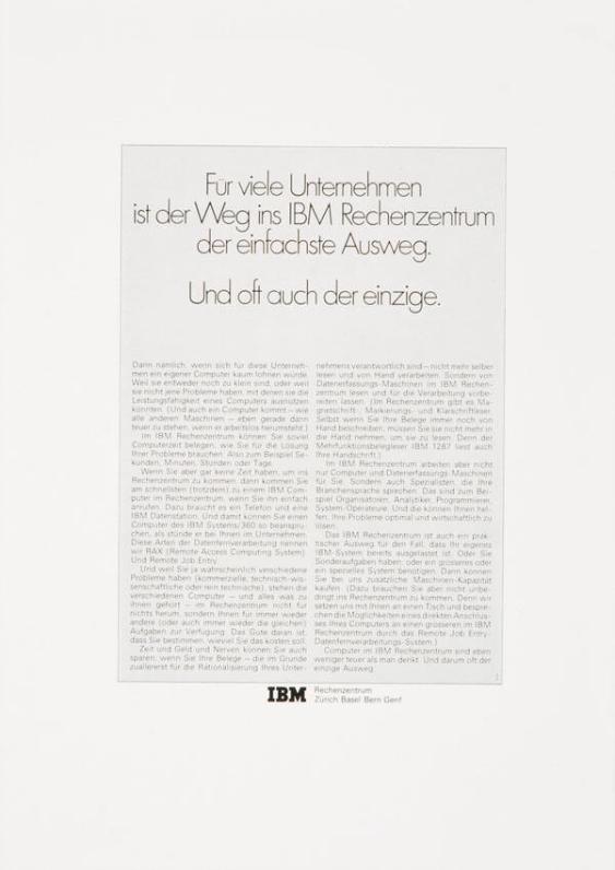 Für viele Unternehmen ist der Weg ins IBM Rechenzentrum der einfachste Ausweg. Und oft auch der einzige.
