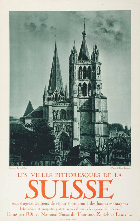Les villes pittoresques de la Suisse - Lausanne: la Cathédrale