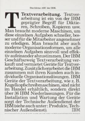 T - Textverarbeitung.