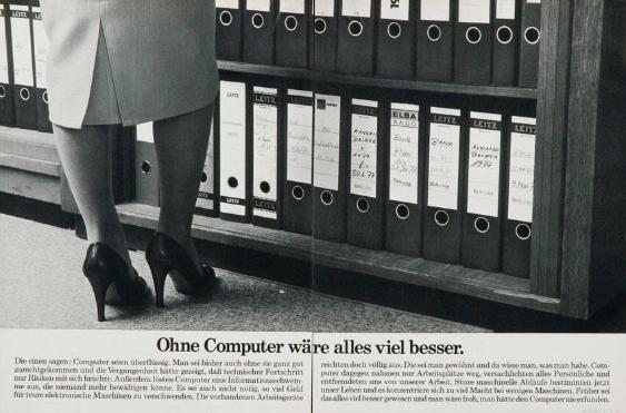 Ohne Computer wäre alles viel besser. - Ohne Computer wäre alles viel schlechter.