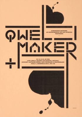 Somewhere between an experimental hip hop evening featuring... Qwel + Maker