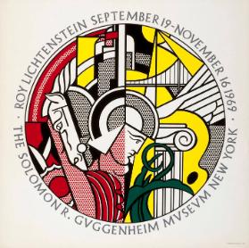 Roy Lichtenstein September 19 - November 16 1969 - The Solomon R. Guggenheim Museum New York