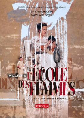 Molière - L'école des femmes - regie de Jaques Lassalle - Teatro della Pergola - Ente Teatrale Italiano