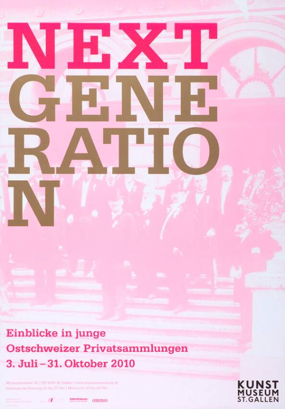 Next Generation - Einblicke in junge Ostschweizer Privatsammlungen - Kunstmuseum St. Gallen