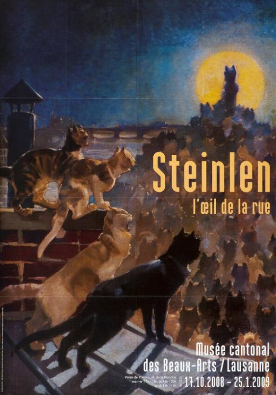 Steinlen - L'oeil de la rue - Musée cantonal des Beaux Arts Lausanne