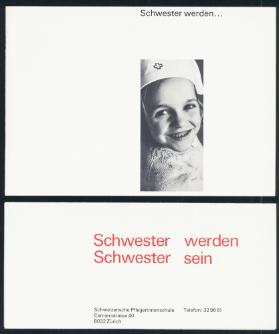 Schwester werden ... Schwester sein