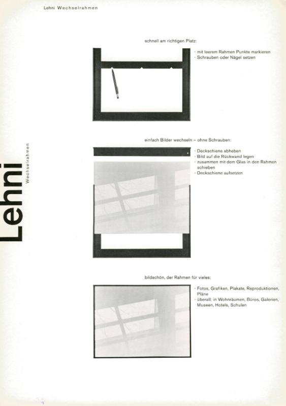 Lehni Wechselrahmen