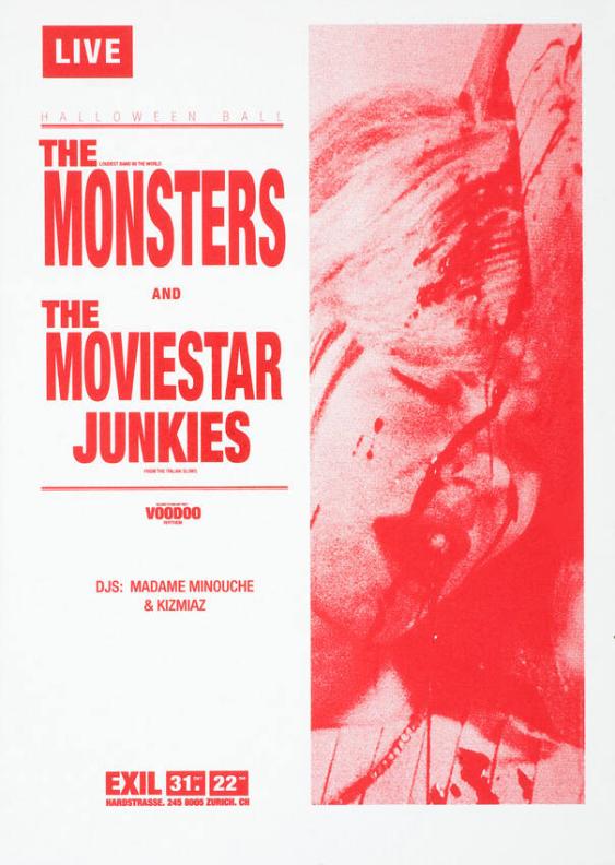 Live - Halloween Ball - The Monsters and The Moviestar Junkies - Exil 31. Okt.  Zürich