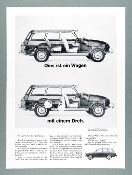 Dies ist ein Wagen mit einem Dreh.