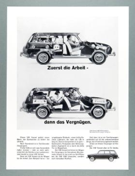 Zuerst die Arbeit - dann das Vergnügen.