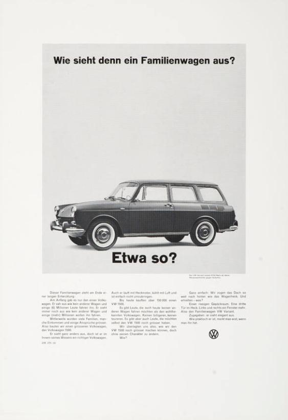 Wie sieht denn ein Familienwagen aus? Etwa so?