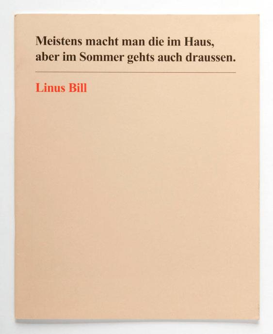 Meistens macht man die im Haus, aber im Sommer gehts auch draussen.