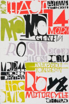 21.00 - L'Étage - Artamis - Fast Georges - 14 Mars - Genève  - Mama Rosin record release party - Tu as perdu ton chemin - Voodoo Rhythm - Roy & the Devil's Motorcycle