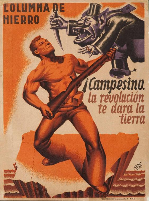 Columna de Hierro - Campesino! La revolución te dara la tierra