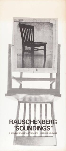 Rauschenberg - "Soundings" - The Museum of Modern Art New York