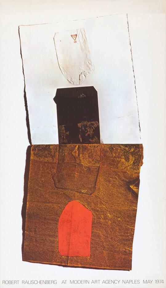 Robert Rauschenberger at Modern Art Agency - Naples - May 1974