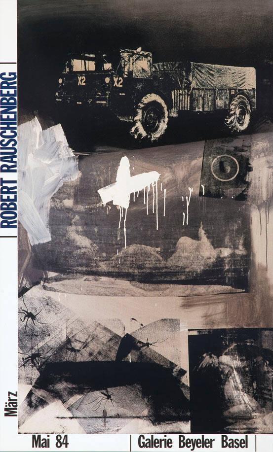 Robert Rauschenberg -  Galerie Beyeler -  März-Mai 84