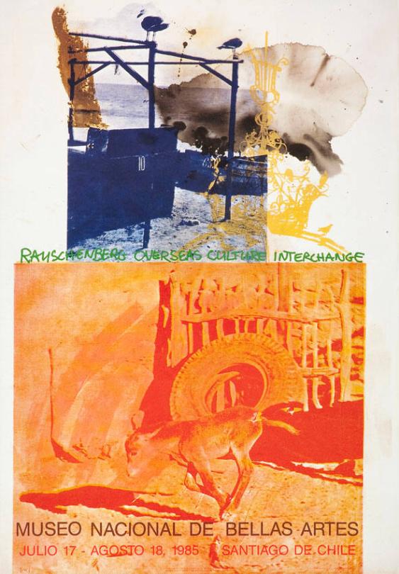 Rauschenberg overseas culture interchange - Museo Nacional de Bellas Artes - Santiago de Chile