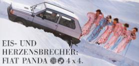 Eis- und Herzensbrecher: Fiat Panda 4 x 4. - Steyr - Puch