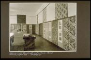 Schweizerische Druckstoffe und indische Batik, Textil 1919, Ausstellungsgestaltung.