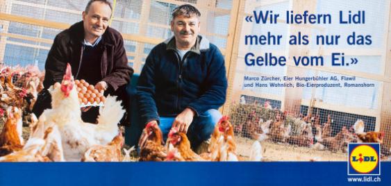 "Wir liefern Lidl mehr als nur das Gelbe vom Ei." Lidl