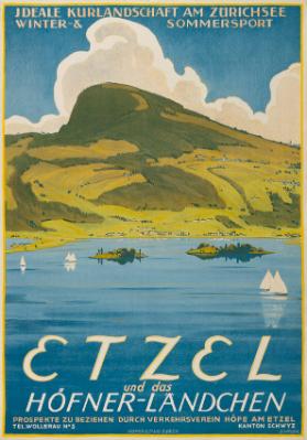 Etzel und das Höfner-Ländchen Schwyz - Ideale Kurlandschaft am Zürichsee