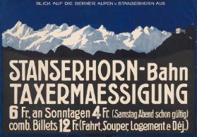 Stanserhorn-Bahn - Taxermaessigung