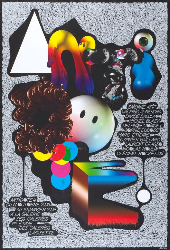 Antidote - Saâdane Afif - Wilfrid Almendra - Davide Balula - Michel Blazy - Delphine Coindet - Sophie Dubosc - Marc Étienne - Cyprien Gaillard - Laurent Grasso - Nicolas Moulin - Clément Rodzielski - Antidote 4 - Galeries Lafayette
