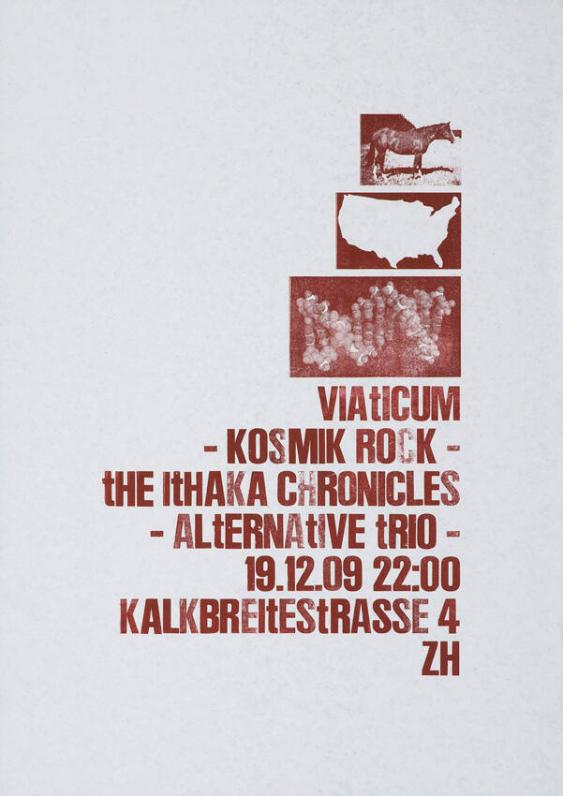 Viaticum - Kosmik Rock - The Ithaka Chronicles - Alternative Trio - Kalkbreitestrasse 4
