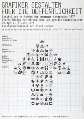 Grafiker gestalten für die Öffentlichkeit