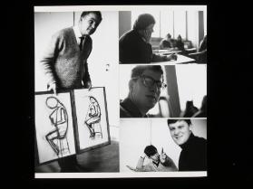 Zeichenunterricht der Fotoklasse bei Hans Jürg Mattmüller