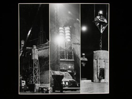 Staudamm Curnera im Bau