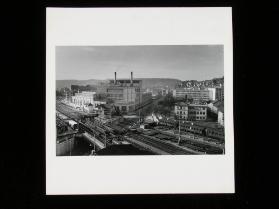 Einfahrt zum Bahnhof  Winterthur