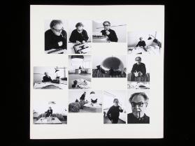 Max Frisch in seiner Wohnung