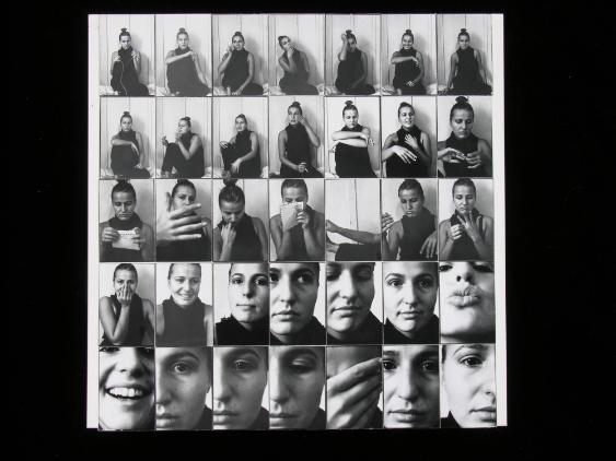 100 Portraits eines Menschen