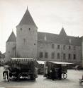 Exkursion 1943 - VIII; Schloss Yverdon mit Markt