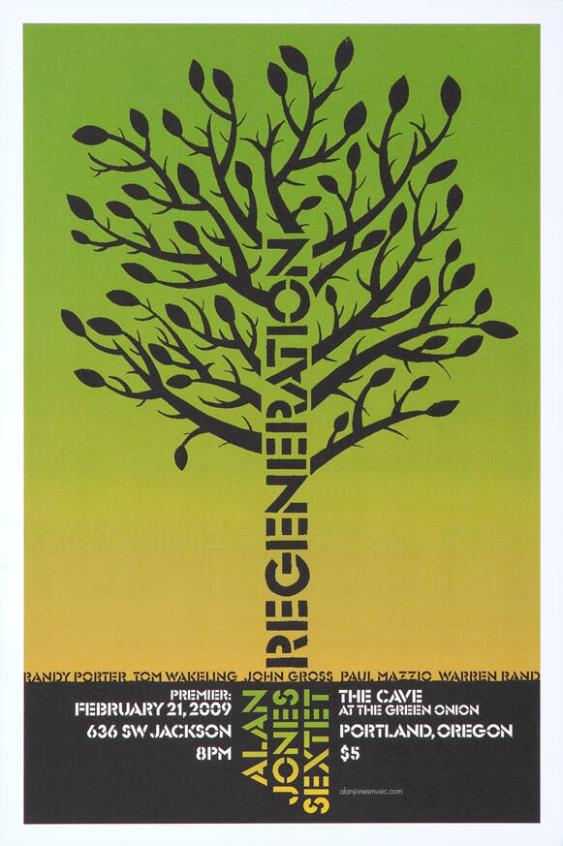 Alan Jones Sextet - Regeneration - The Cave at the Green Onion Portland, Oregon