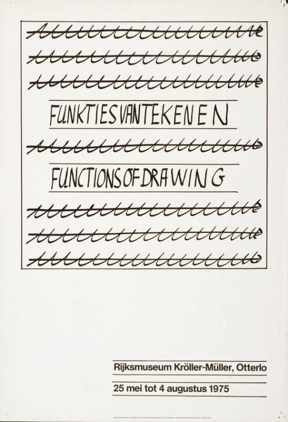 Funkties van tekenen - Functions of drawing - Rjiksmuseum Kröller-Müller