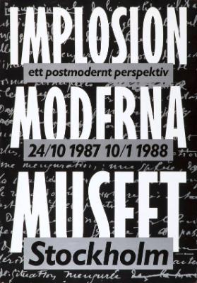 Implosion - ett postmodernt perspektiv - Moderna Museet Stockholm