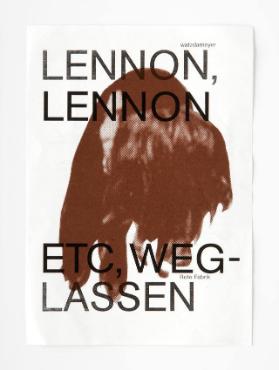 Lennon, Lennon etc, weglassen