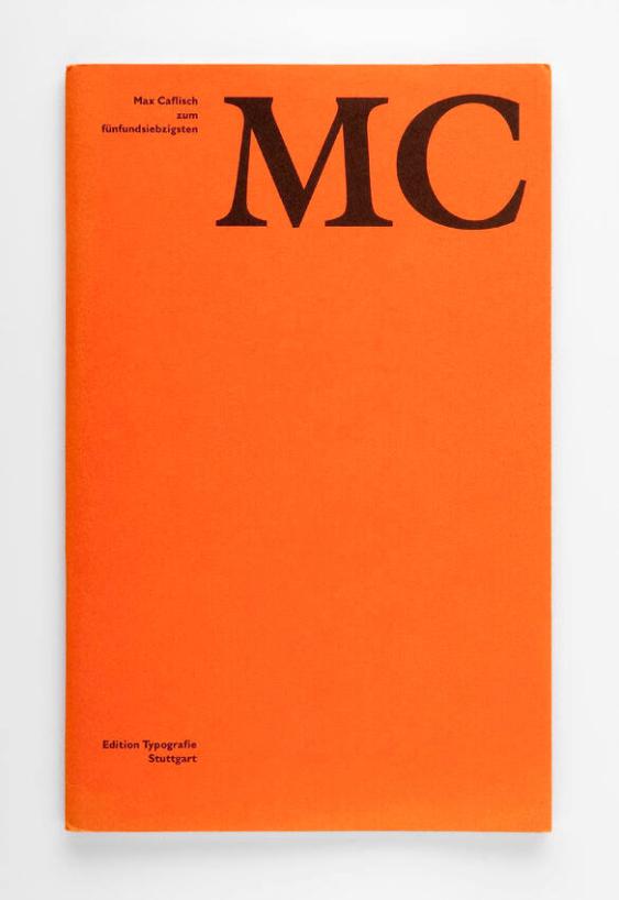 MC Max Caflisch zum fünfundsiebzigsten