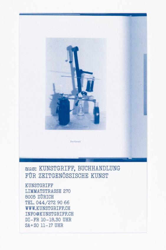 Kunstgriff, Buchhandlung für zeitgenössische Kunst