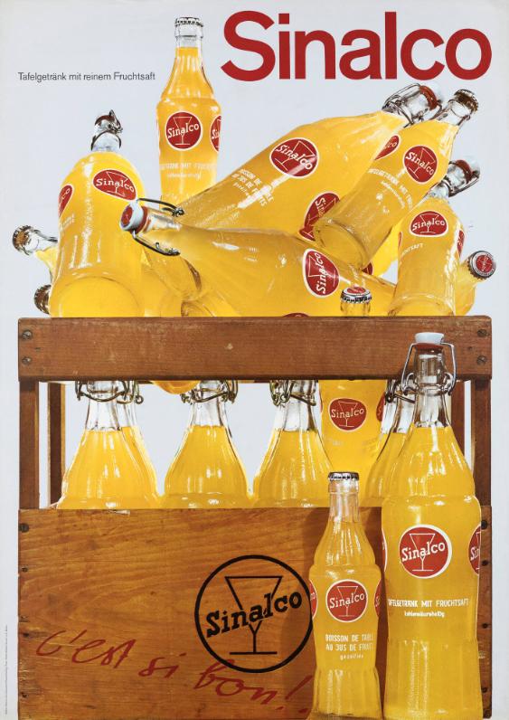 Sinalco - c'est si bon! Tafelgetränk mit reinem Fruchtsaft.